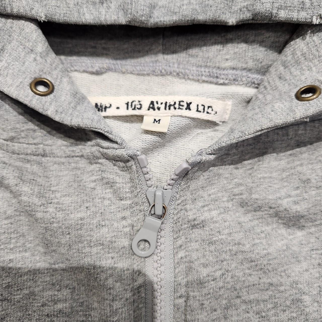 Vintage Avirex Spellout Zip up hoodie